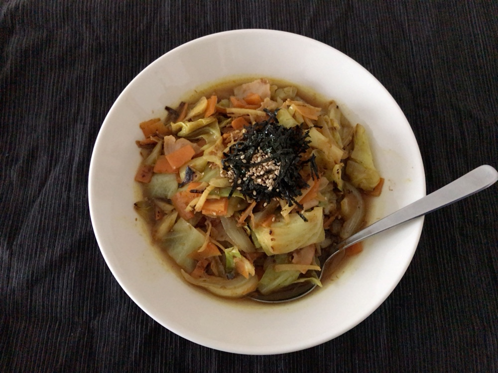 運営者が作った、「こんがり野菜の出汁カレー」の写真