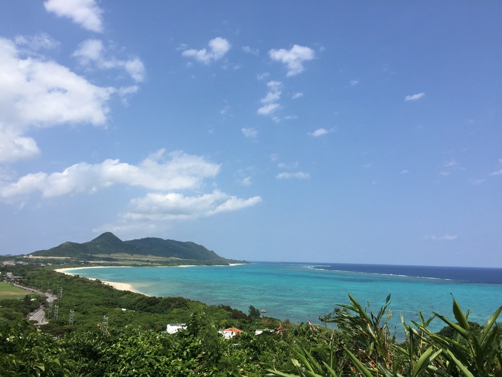 写真：旅先の空